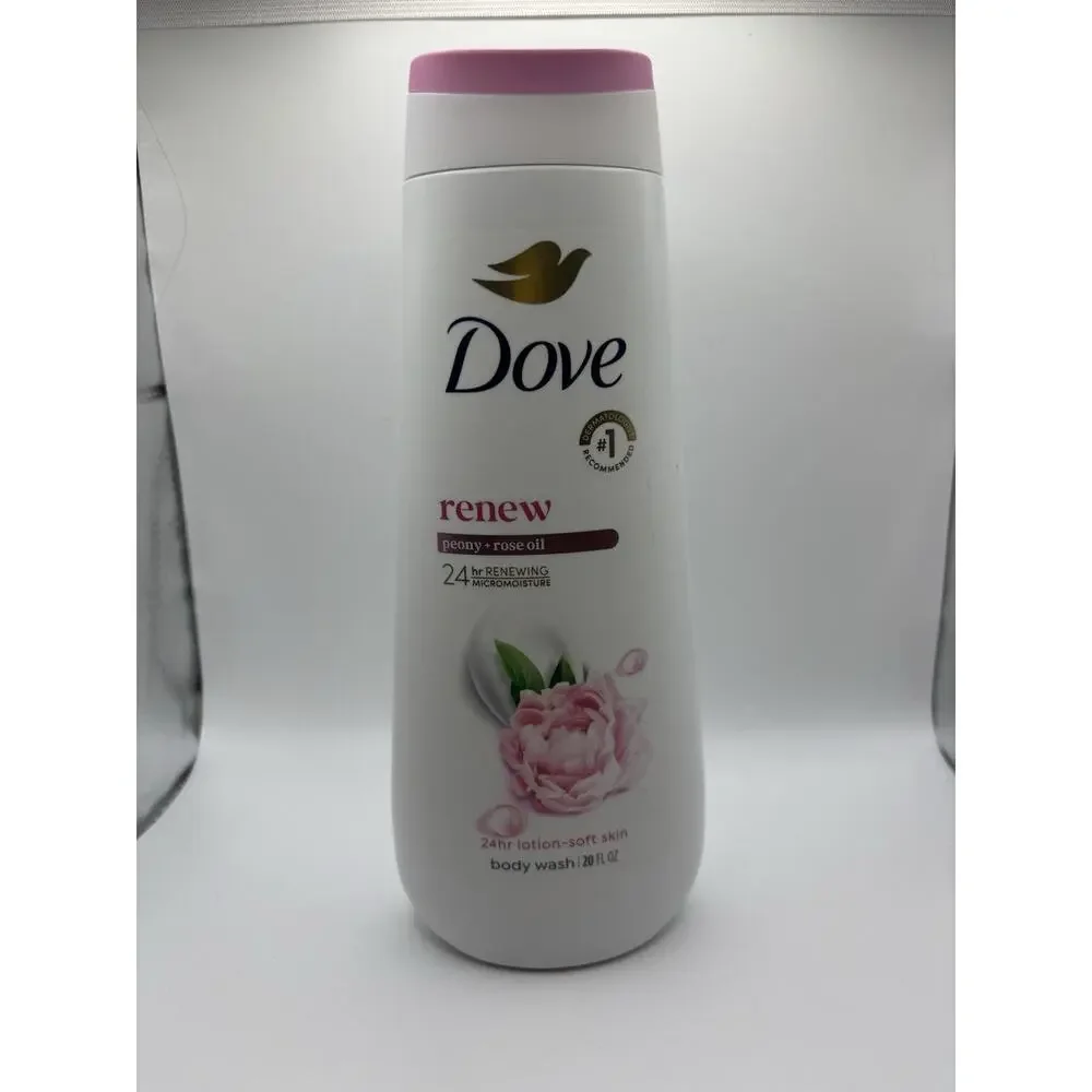 Dove Renew Body Wash, Peony + Rose Oil, 20 fl oz